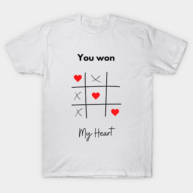 You Won My Heart ♥️ - Valentine day T-Shirt by EhsanStore